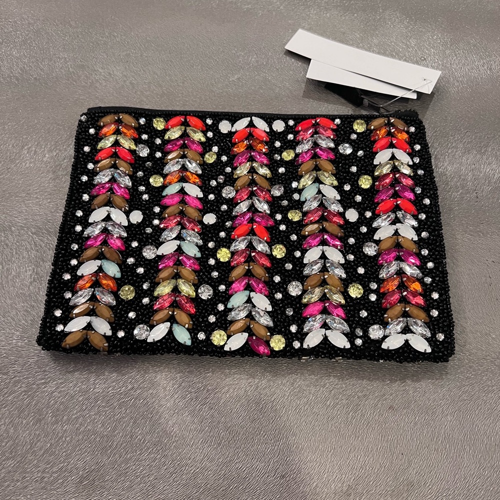 G-Lish clutch/pocketbook. Multi colored stones